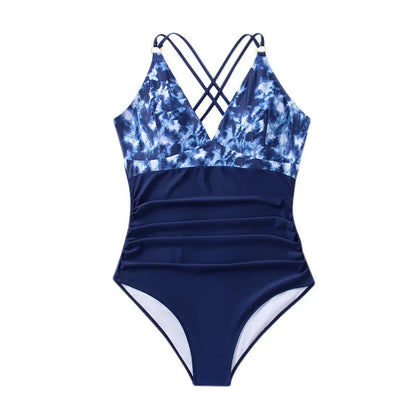 Maillot De Bain Une Pièce Imprimé Tie Dye - Chic&Shines