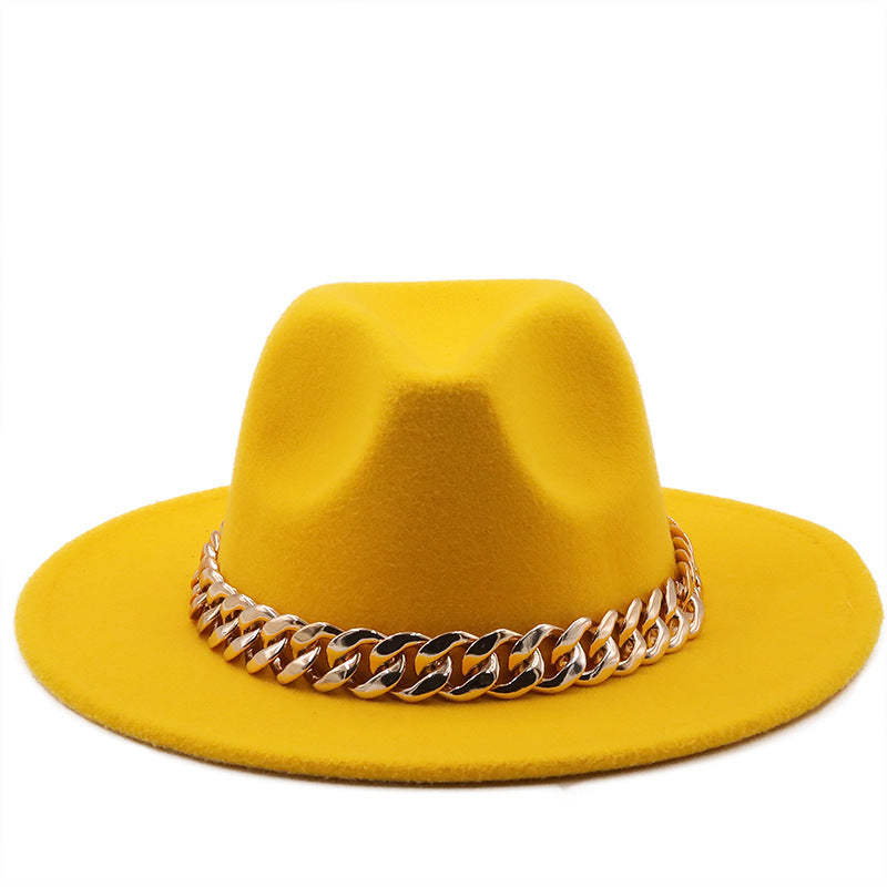 Chapeau Fedora À Grand Bord