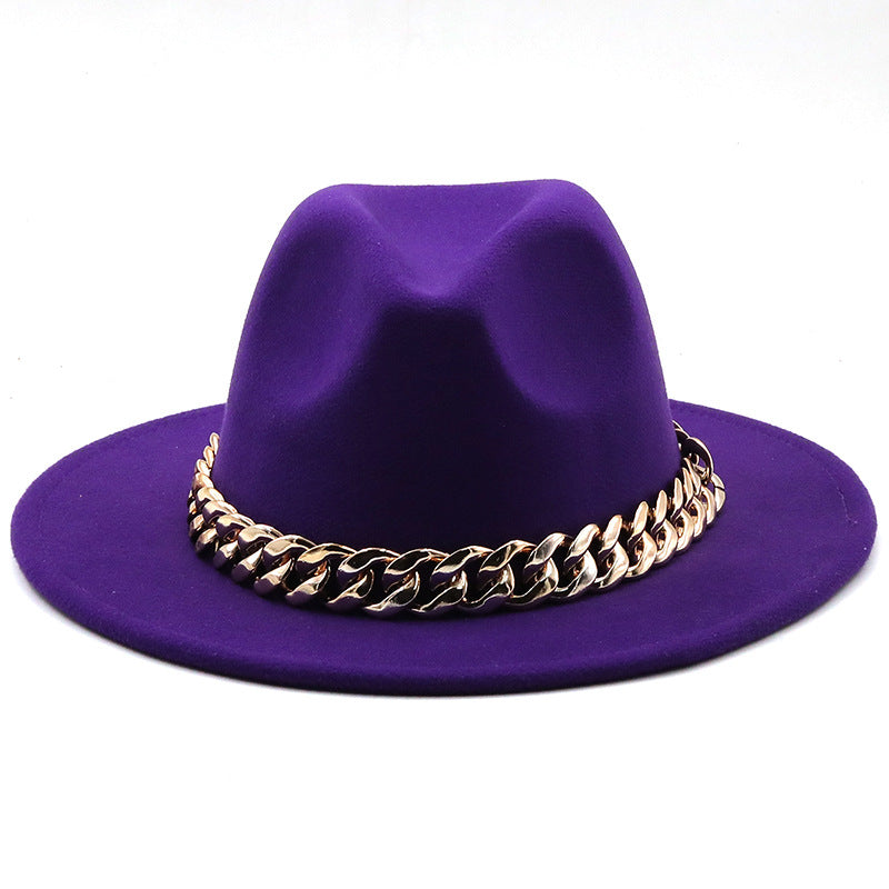 Chapeau Fedora À Grand Bord