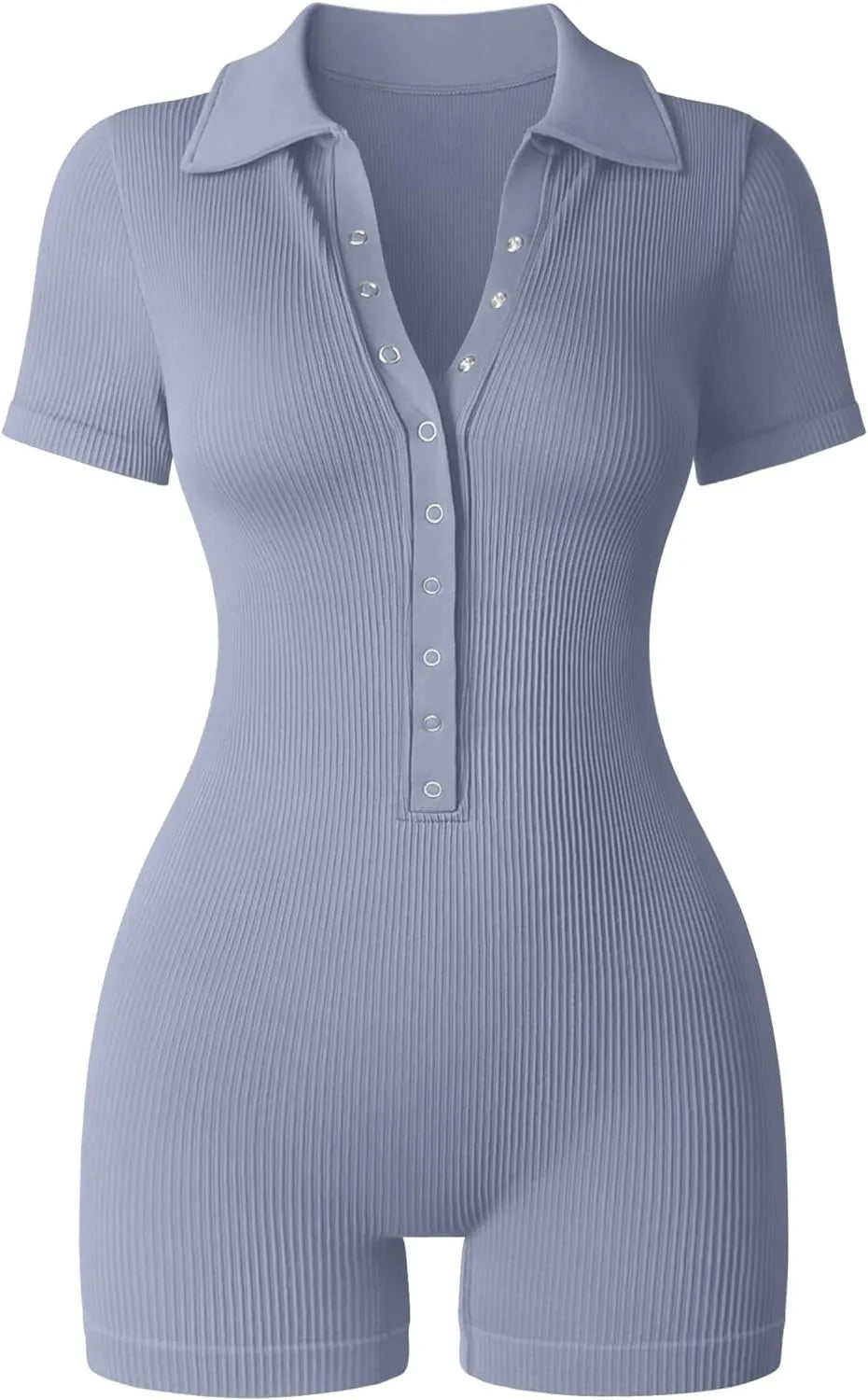 Combinaison Short Tricot Côtelé - Chic&Shines