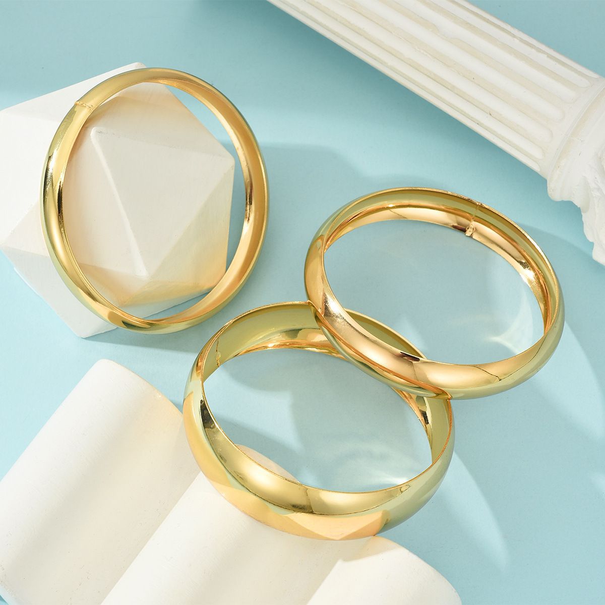 Ensemble de trois bracelets géométriques - Chic&Shines