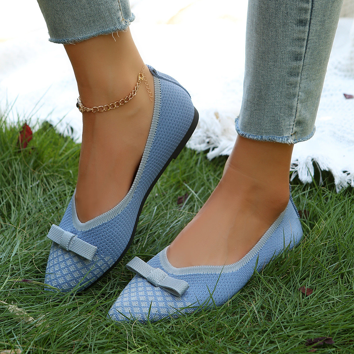 Chaussures tissées à semelle souple