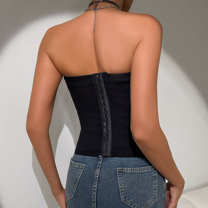 Corset bustier à cravate - Chic&Shines