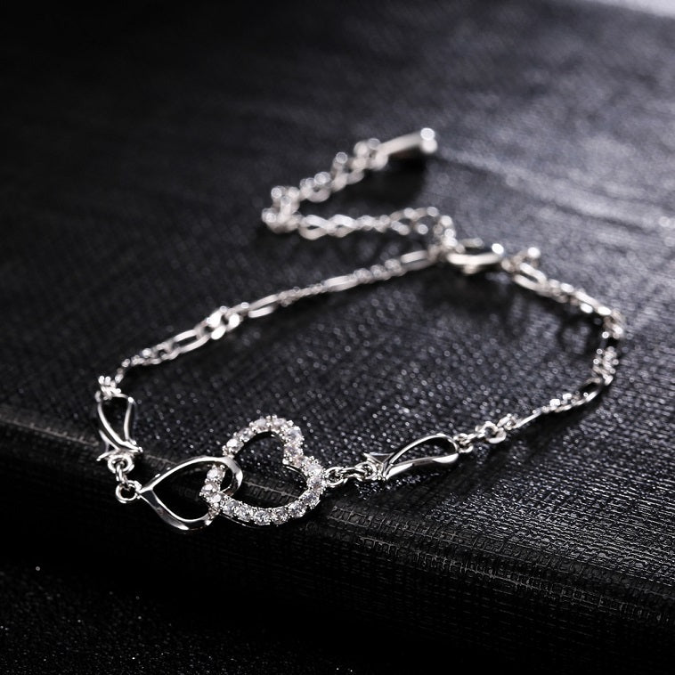 Bracelet de cheville bohème cœur ou diamant - Chic&Shines