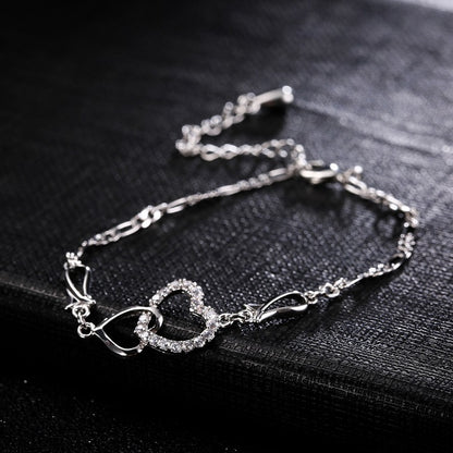 Bracelet de cheville bohème cœur ou diamant - Chic&Shines
