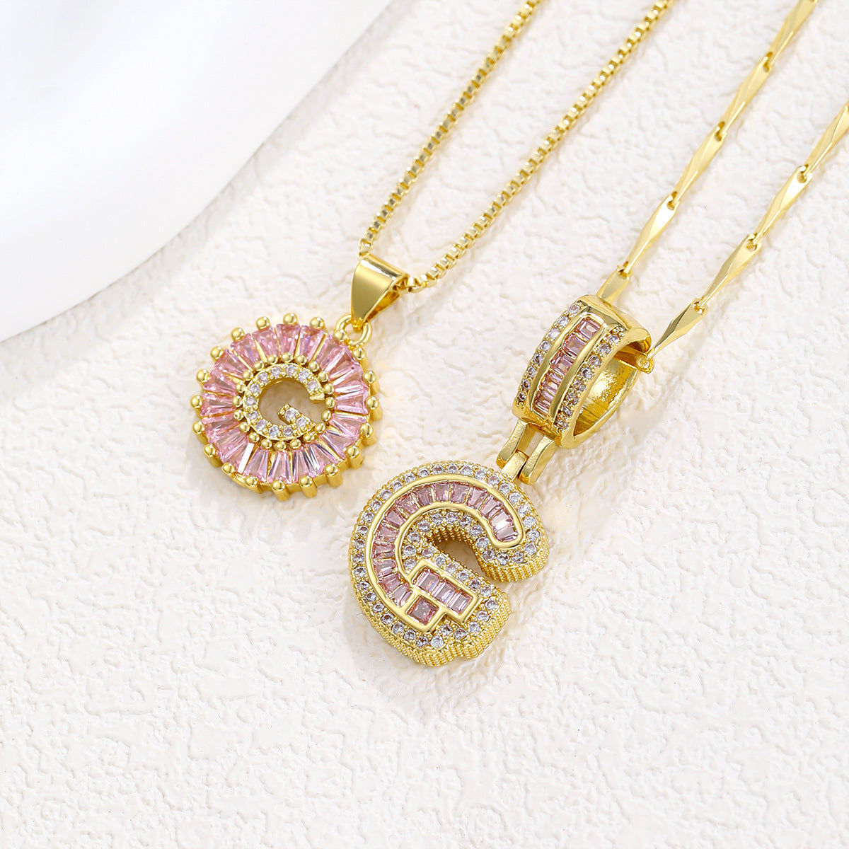 Collier pendentif lettre de l'alphabet - Chic&Shines