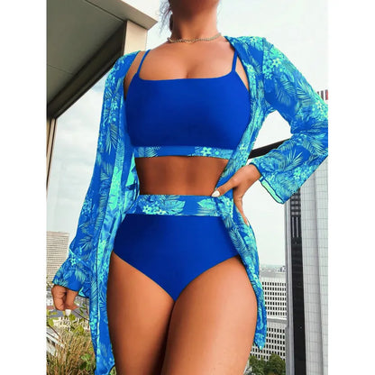 Maillot de bain 3 pièces à motif - Chic&Shines