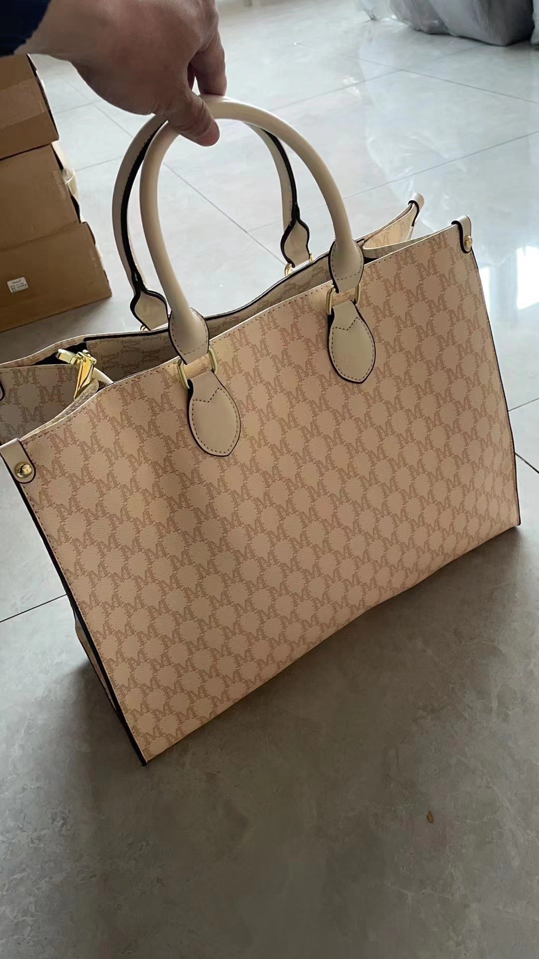 Sac fourre-tout à épaule simple rétro grande capacité