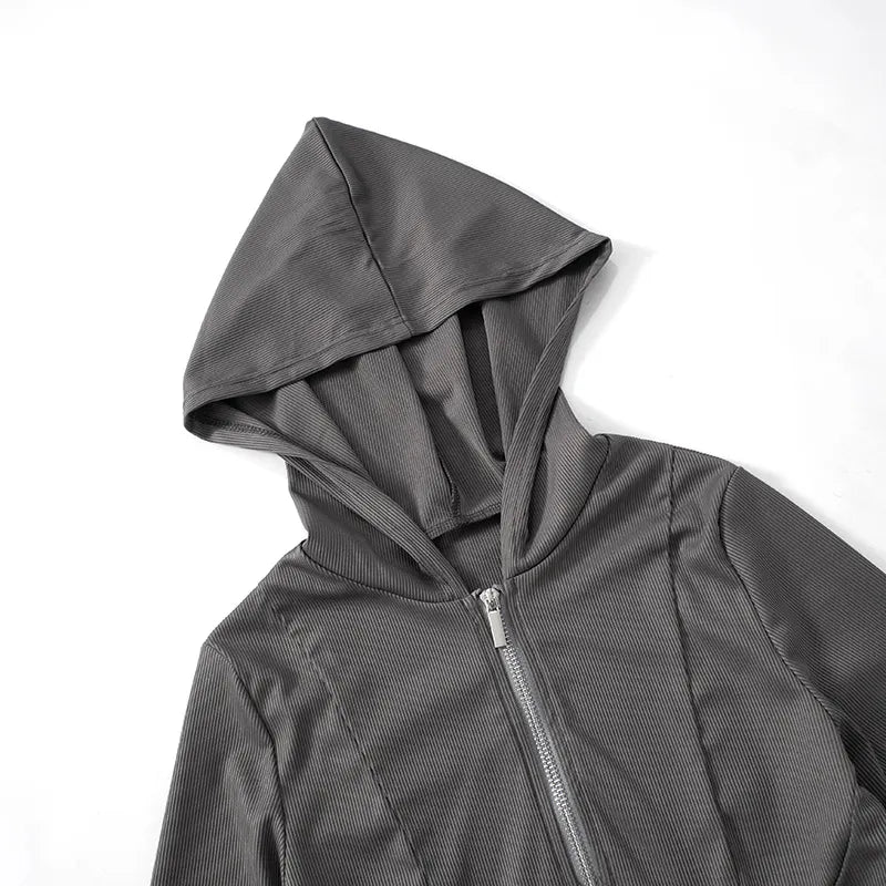Ensemble veste manche longues éclair et jupe