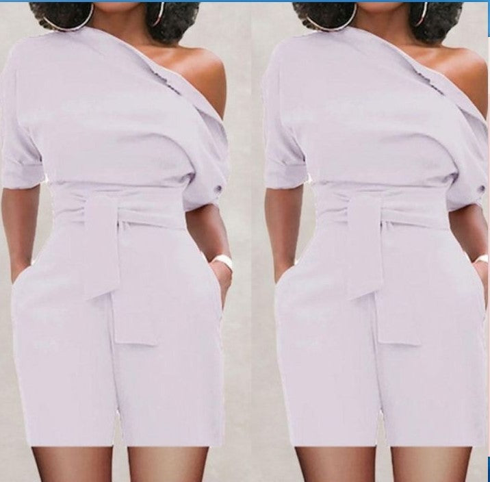 Combinaison short une épaule