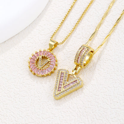 Collier pendentif lettre de l'alphabet - Chic&Shines