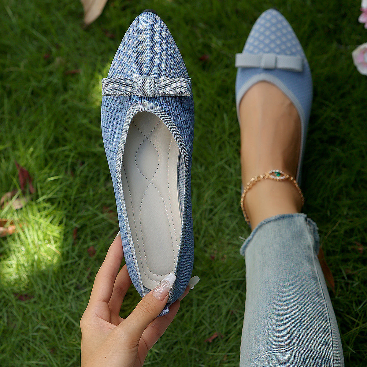Chaussures tissées à semelle souple