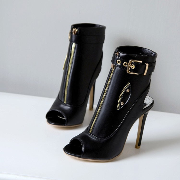 Talons hauts en simili cuir