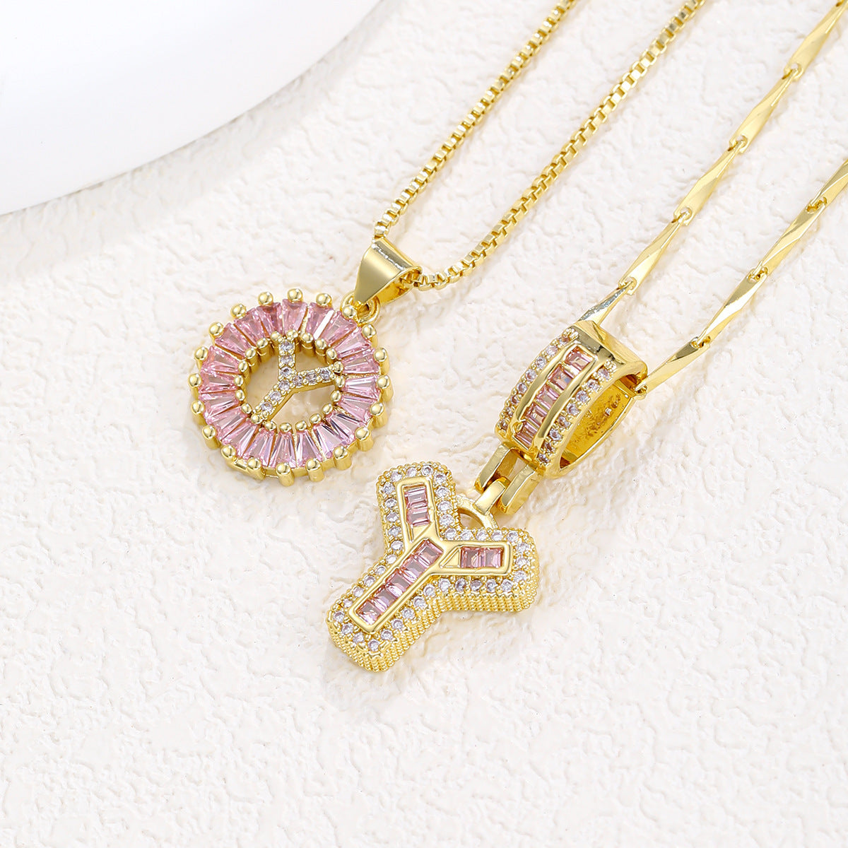 Collier pendentif lettre de l'alphabet - Chic&Shines