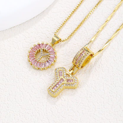 Collier pendentif lettre de l'alphabet - Chic&Shines