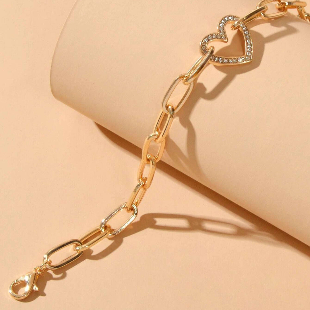 Bracelet pendentif cœur