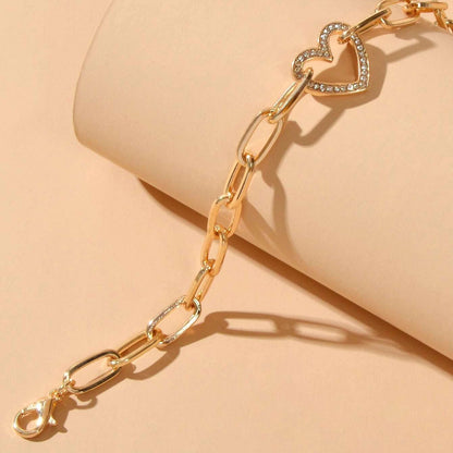 Bracelet pendentif cœur - Chic&Shines