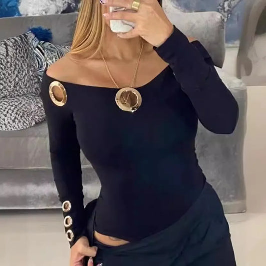 Bodys manches longues épaules dénudées - Chic&Shines