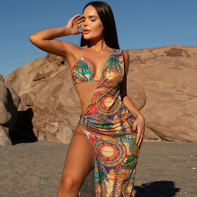 Maillot de bain Bikini Trois Pièces Style Boho - Chic&Shines