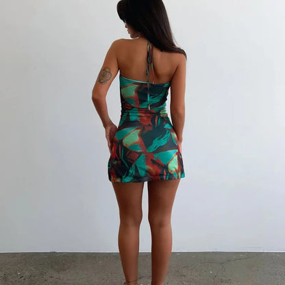 Robe À Bretelles Spaghetti Dos Nu - Chic&Shines