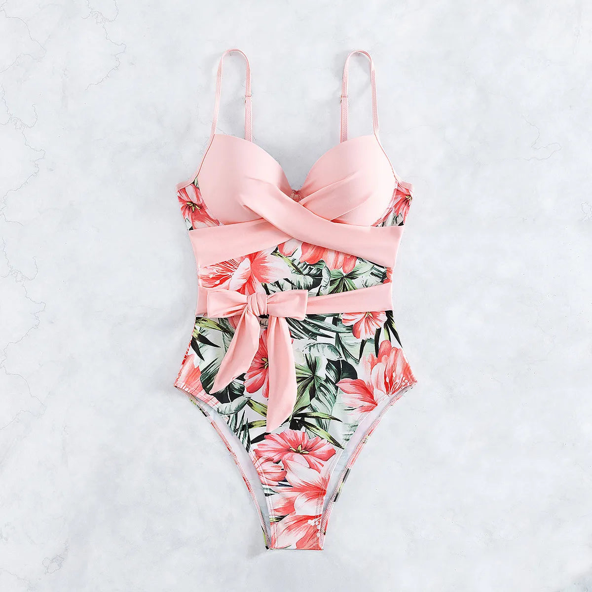 Maillot de bain une pièce sexy à imprimé floral - Chic&Shines
