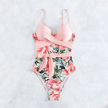 Maillot de bain une pièce sexy à imprimé floral - Chic&Shines