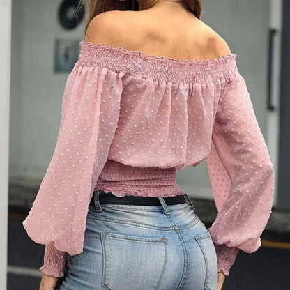 Haut manches longues et épaules dénudées - Chic&Shines