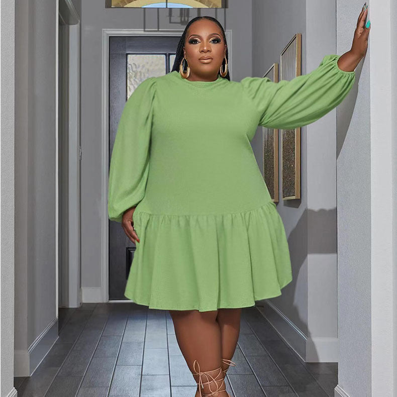 Robe courte Manches Longues Dos Nu lacet - Chic&Shines