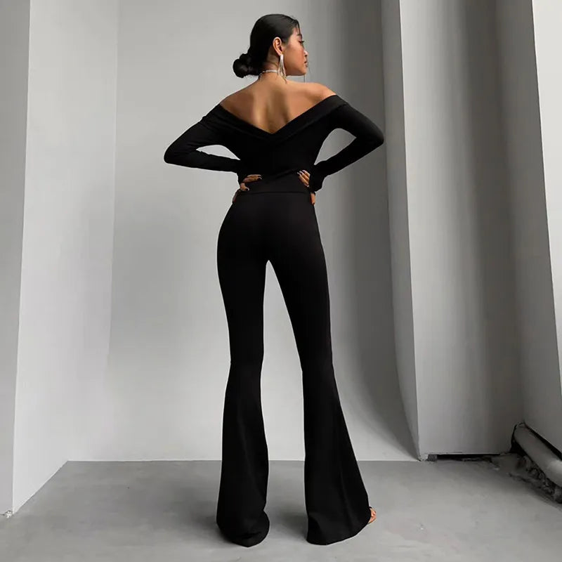 Combinaison Pantalon À Manches Longues - Chic&Shines