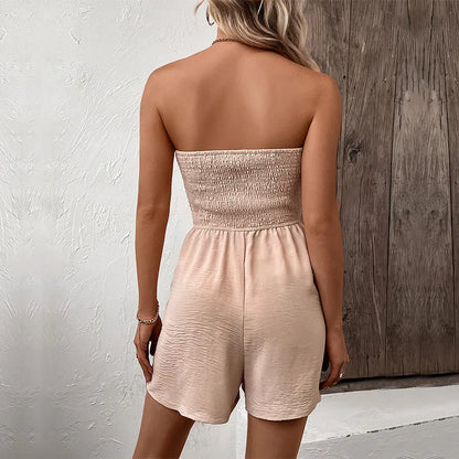 Combinaison short bustier plissée - Chic&Shines