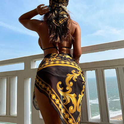 Maillot De Bain Bikini 4 Pièces Licou - Chic&Shines