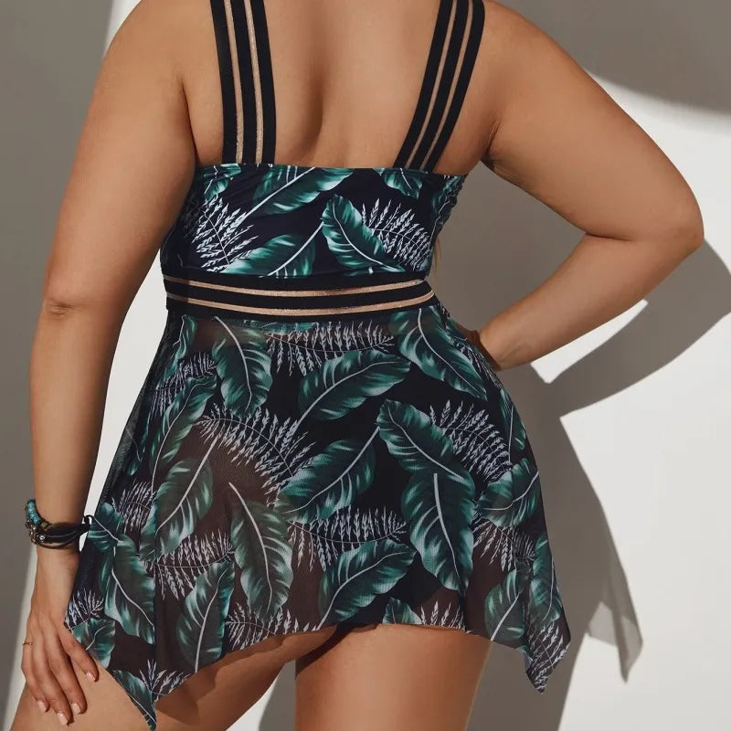 Maillot De Bain 3 Pièces Imprimé - Chic&Shines