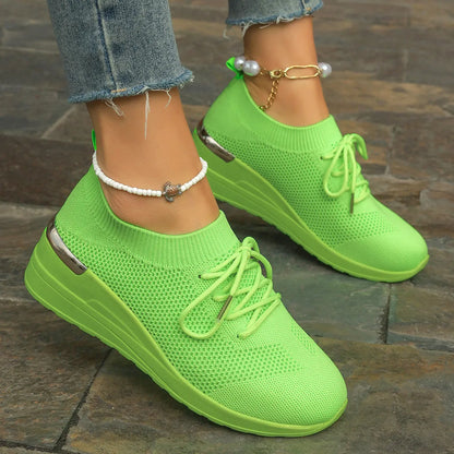 Basket à lacet respirante en maille décontractée - Chic&Shines