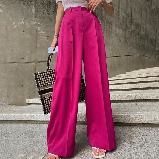 Pantalon Taille Haute Large - Chic&Shines