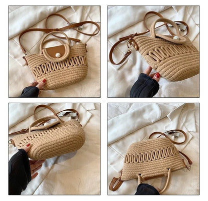 Sac À Main Tissé De Plage - Chic&Shines