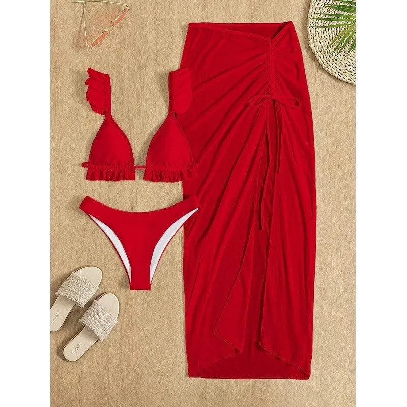 Maillot De Bain Bikini Et Sa Jupe Fendue