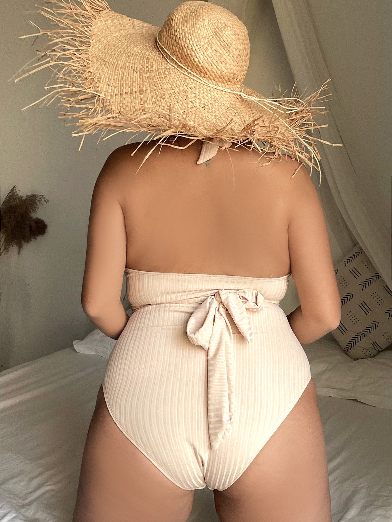 Maillot De Bain Une Pièce Licou - Chic&Shines