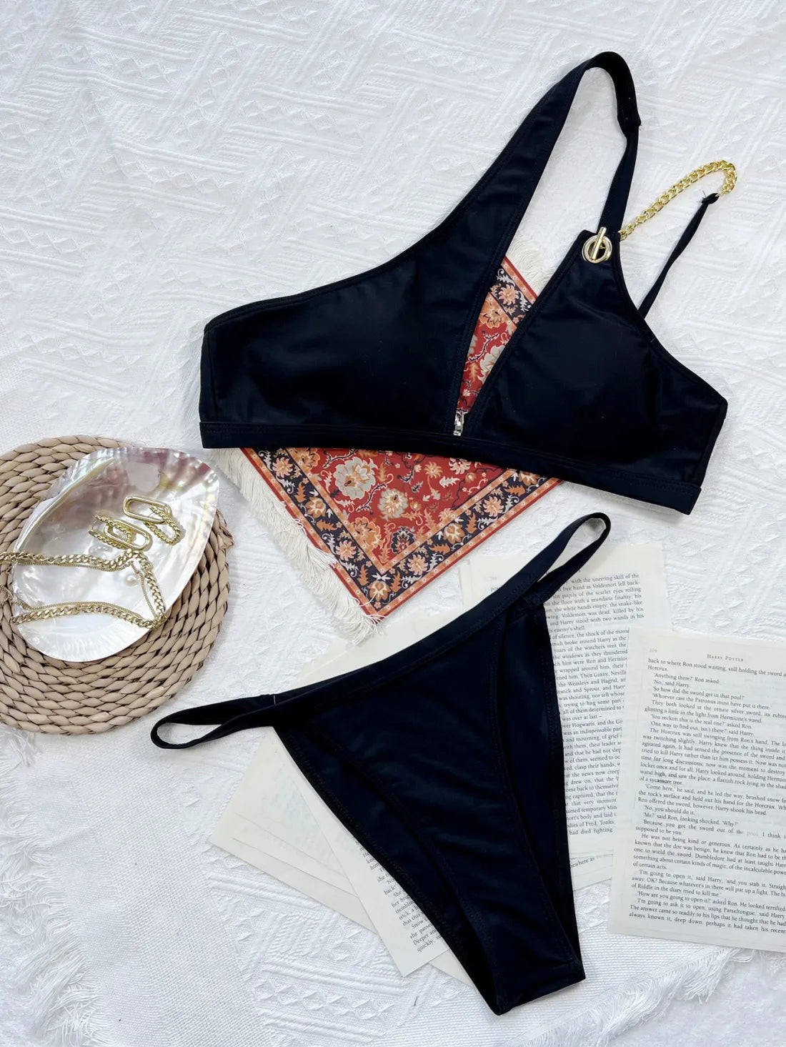 Maillot De Bain Bikini Avec Chaîne - Chic&Shines