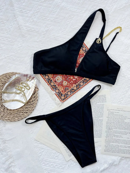 Maillot De Bain Bikini Avec Chaîne - Chic&Shines