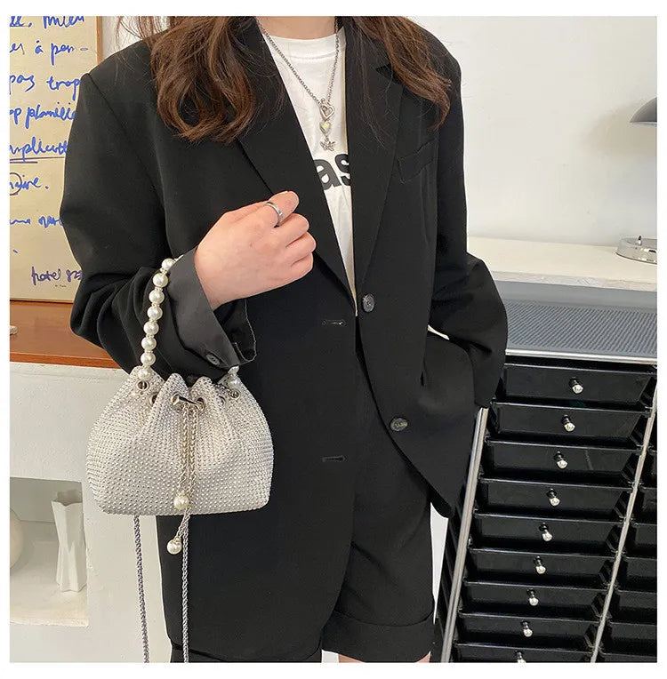 Sac Seau À Chaîne En Diamant - Chic&Shines