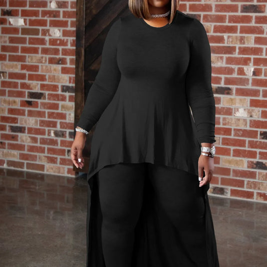 Ensemble haut à manches longues et pantalon - Chic&Shines