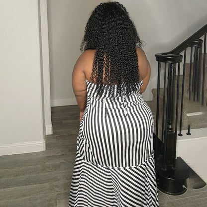 Robe Longue Col Licou Dos Nu - Chic&Shines