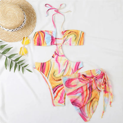 Ensemble Maillot De Bain 1 Pièces et petit paréo - Chic&Shines