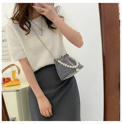 Sac Seau À Chaîne En Diamant - Chic&Shines