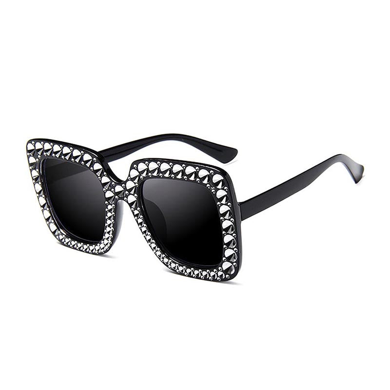 Lunettes de Soleil Grand cadre cristal - Chic&Shines