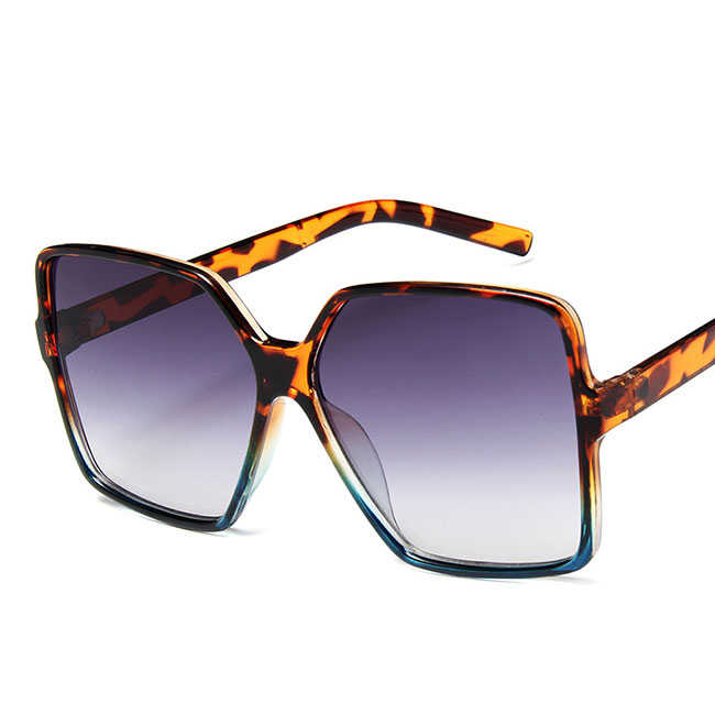 Lunettes de soleil oversized verre dégradé - Chic&Shines