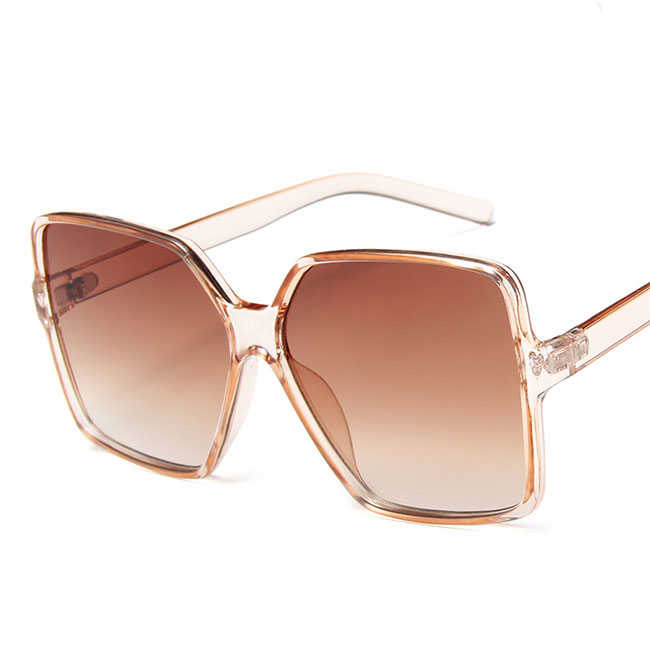 Lunettes de soleil oversized verre dégradé - Chic&Shines