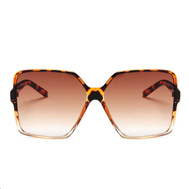 Lunettes de soleil oversized verre dégradé - Chic&Shines