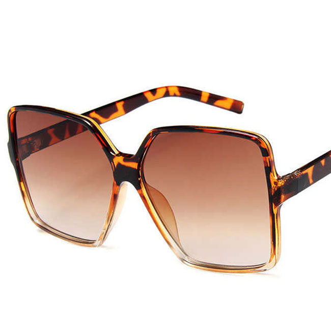 Lunettes de soleil oversized verre dégradé - Chic&Shines