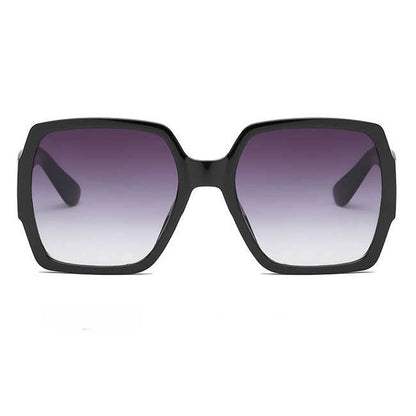 Lunettes de Soleil Rétro Grande Monture Double Couleur - Chic&Shines